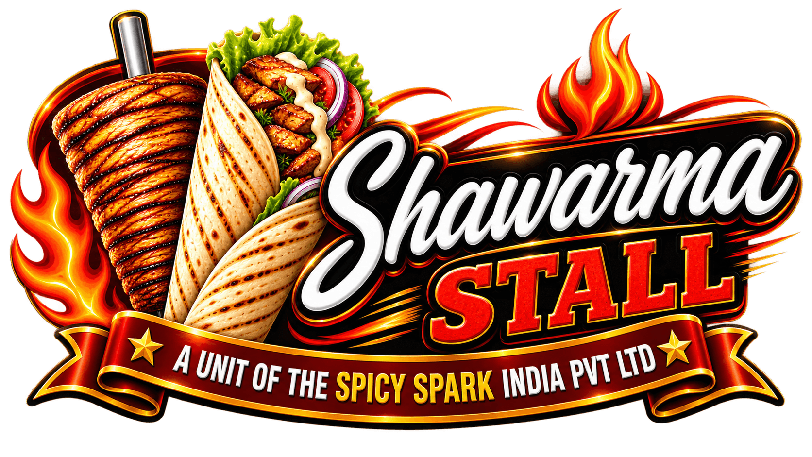 Shawarma Stall Logo